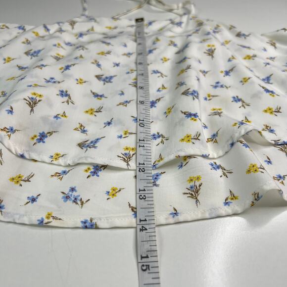 Forever 21 NWT Layer Floral Cami Top Cottagecore Razor Back Fairycore Size M - Picture 13 of 16